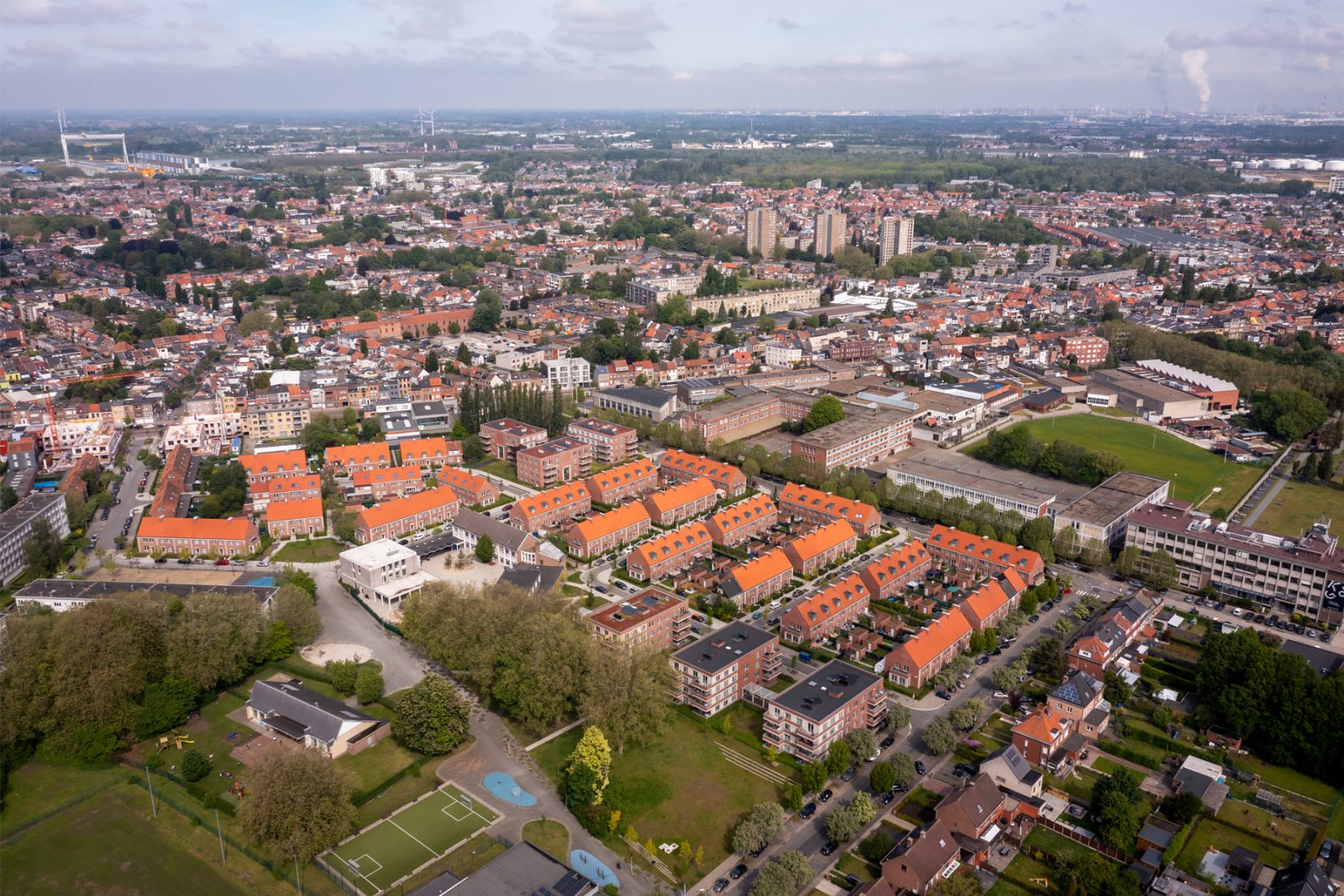 Hoboken, Antwerpen, woningen, wijk, door De Nijl architecten, Rotterdam